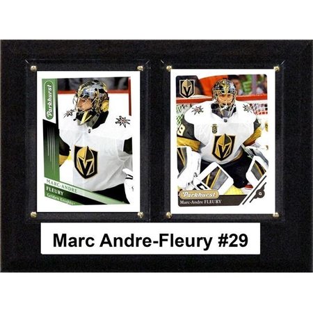 WILLIAMS & SON SAW & SUPPLY C&I Collectables 68FLEURYLV 6 x 8 in. NHL Marc Andre-Fleury Las Vegas Golden Knights Two Card Plaque 68FLEURYLV